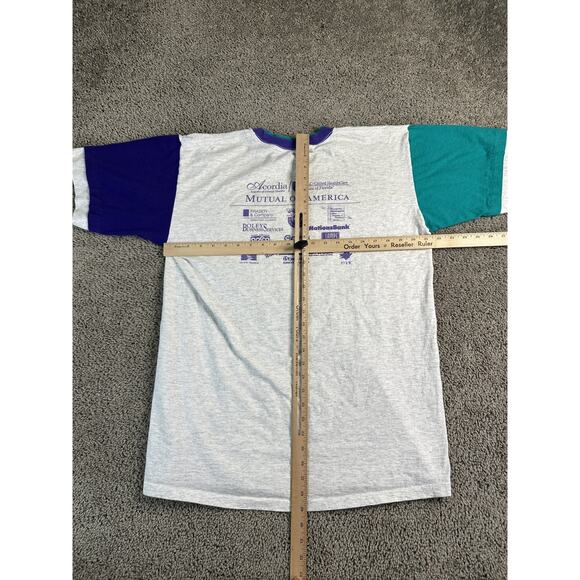 Vintage Jingle Bell Run Shirt Mens Large 1995 St Petersburg Florida Event 90s - Picture 9 of 12